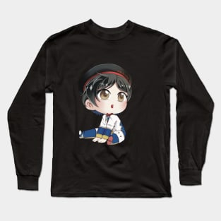 Surprised Neige LeBlanche Chibi Long Sleeve T-Shirt